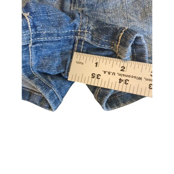 Justice Jean Shorts Girl's Size 8 Regular Blue Denim Stretch - Picture 8 of 9